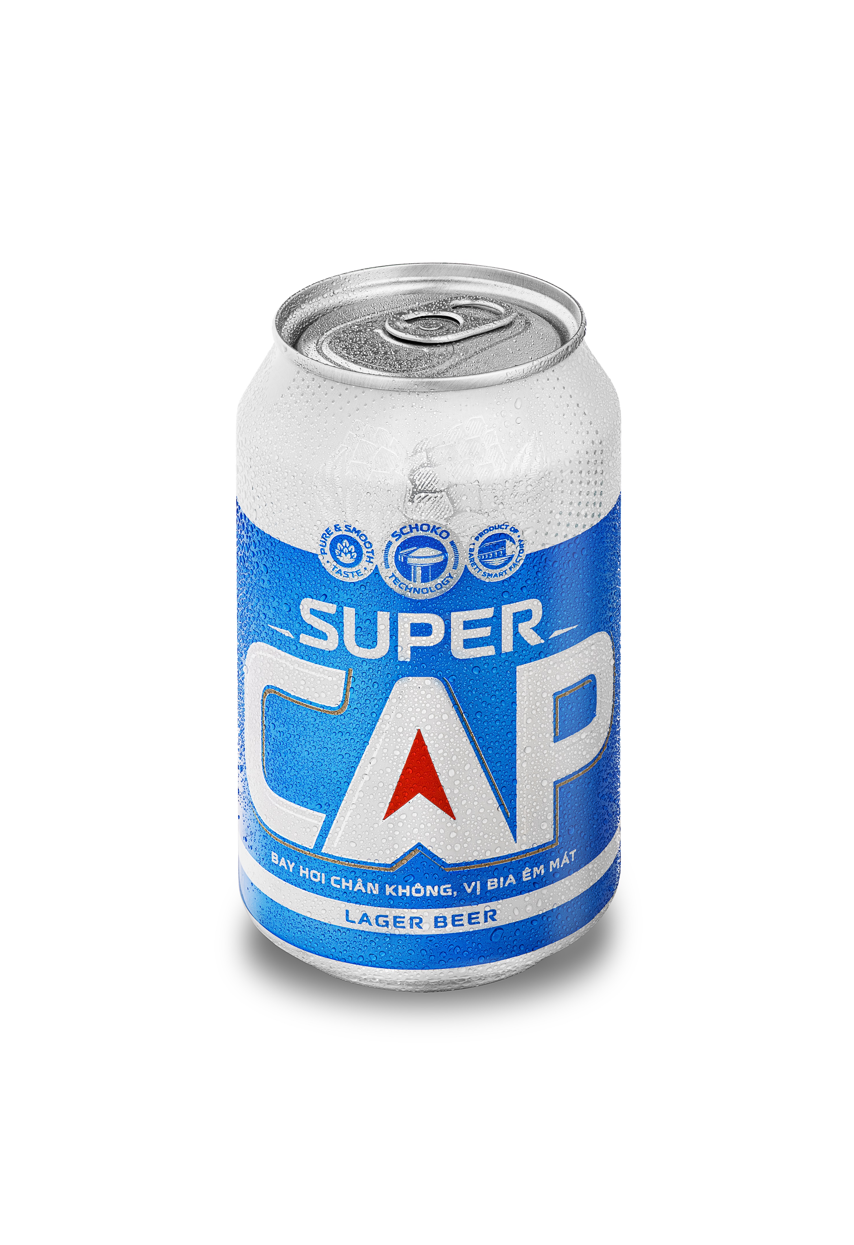 Bia lon SUPER CAP - combo 2 thùng (24 lon 330ml)