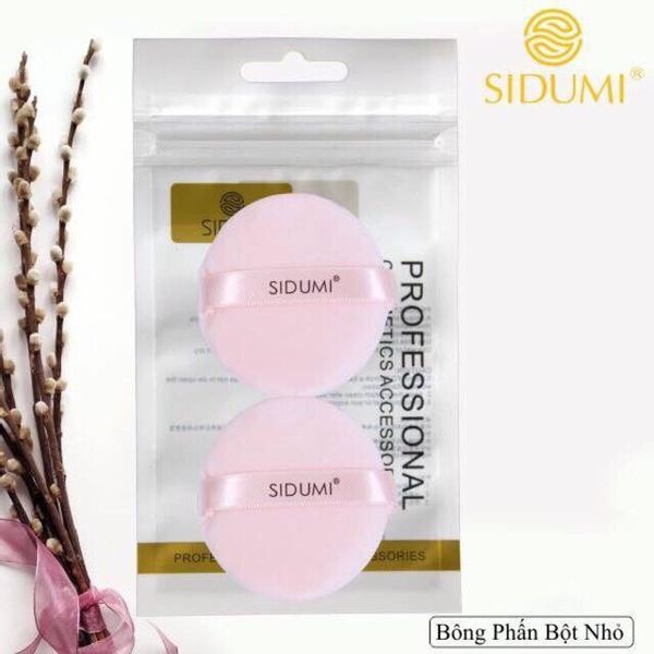 Bông Phấn Bột Nhỏ Sidumi 02 chiếc/túi SDM 112