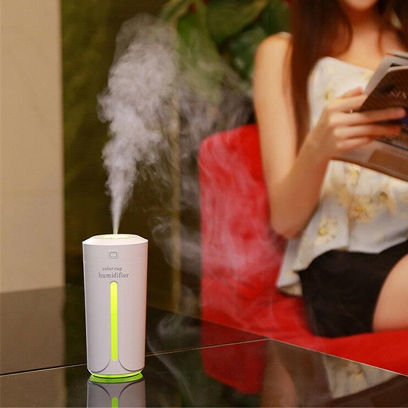 Máy Khuếch Tán Tinh Dầu 3 Trong 1 Có Đèn 7 Màu Sắc Kết Nối Usb