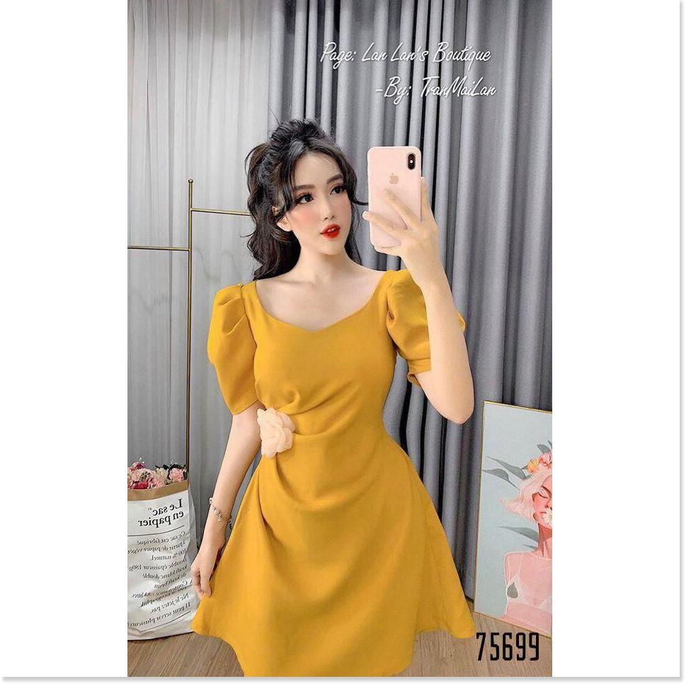 ĐẦM XÒE NỮ SANG CHẢNH KÈM HOA CỰC ĐẸP