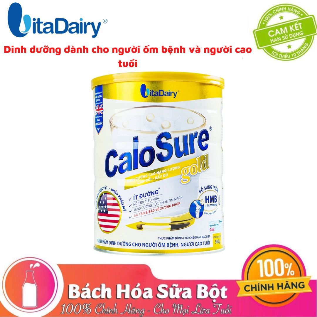 Sữa bột CaloSure Gold – dinh dưỡng dành cho người cao tuổi 900G