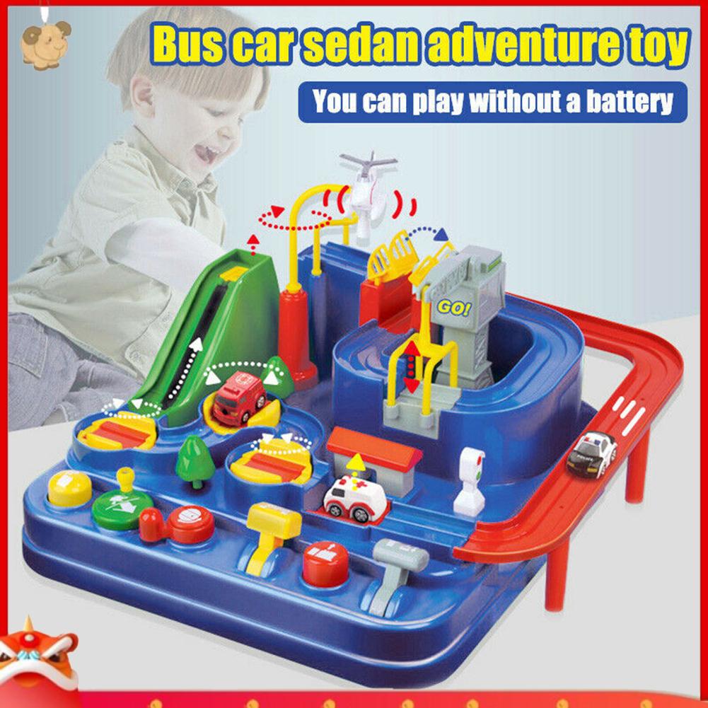 Bộ đồ chơi xe chạy trên đường ray vui nhộn cho bé