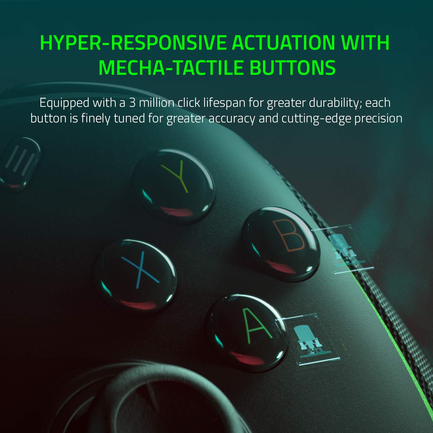 Tay cầm chơi game Razer Wolverine V2-Wired Gaming Controller for Xbox Series X- Hàng chính hãng