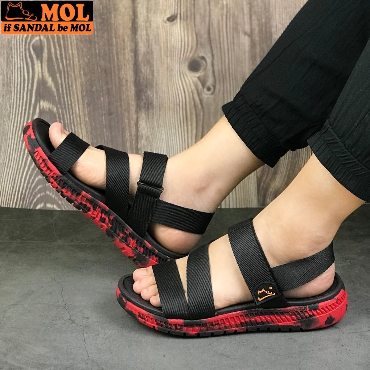 Giày sandal nữ siêu nhẹ hiệu MOL thích hợp mang đi học MS2B2