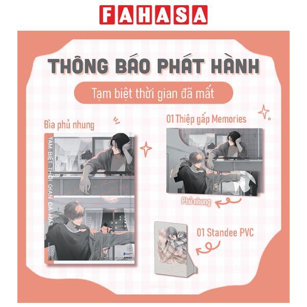 Sách - Tạm Biệt Thời Gian Đã Mất - Tặng Kèm Standee PVC + Thiệp Gấp Memories