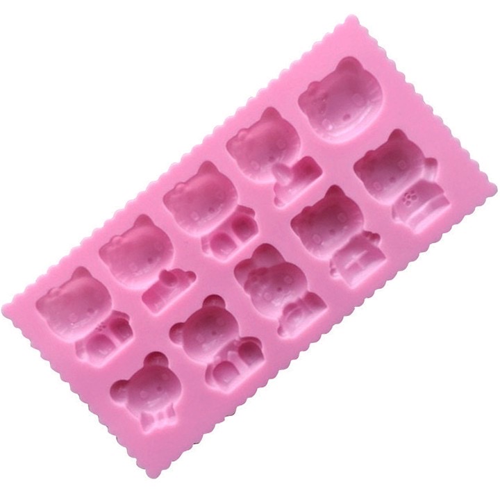 Khuôn silicon mèo kitty