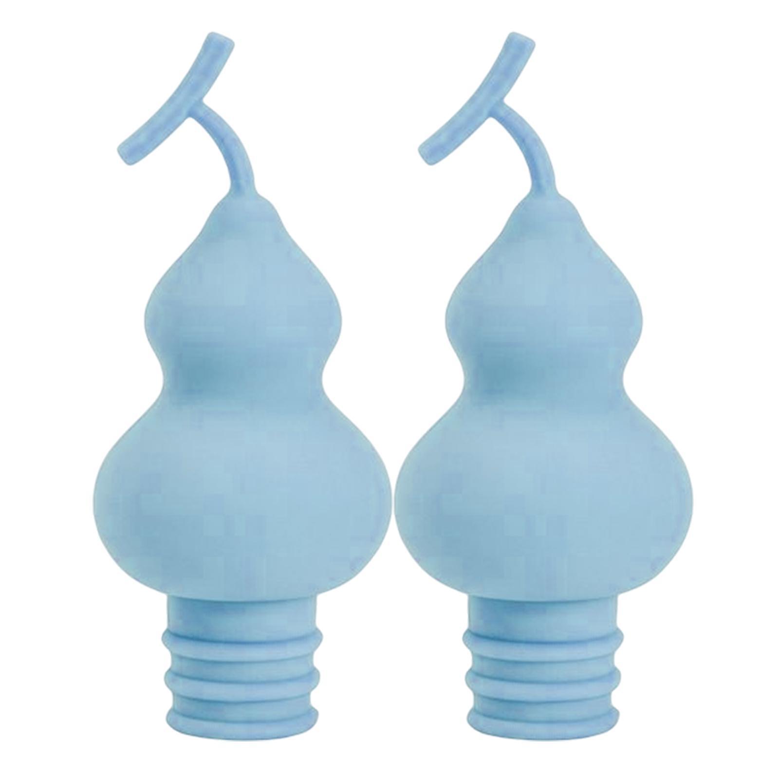 2Pcs Reusable Wine Bottle Stoppers,Silicone Wine Stopper,Beverage Bottle Stoppers,Cap, Bottle Cover