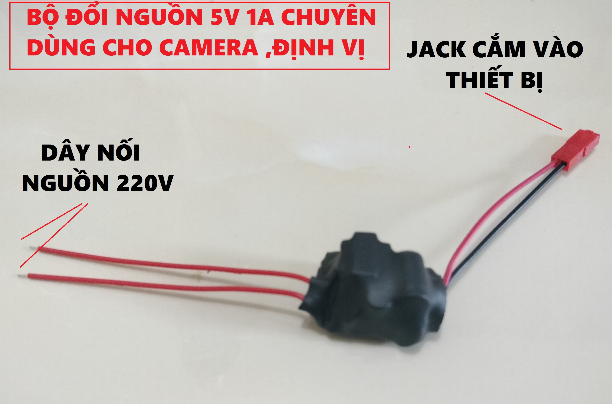 Bộ Đổi Nguồn 220V-5V 1A Siêu Nhỏ Mini Chuyên Dùng Cho Camera Và Định Vị , Máy Ghi Âm