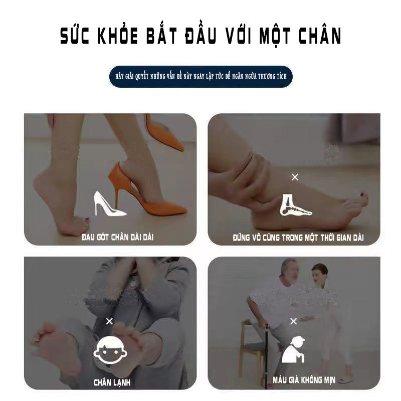 Thảm massage chân xung điện EMS kèm cáp sạc USB ,có đèn Led hiển thị với các chế độ khác nhau giúp thư giãn thoải mái cho bàn chân và chân cải thiện lưu thông máu và giảm cứng cơ phù hợp với người lao động , lớn tuổi , tập thể thao , nhỏ gọn dễ mang theo 