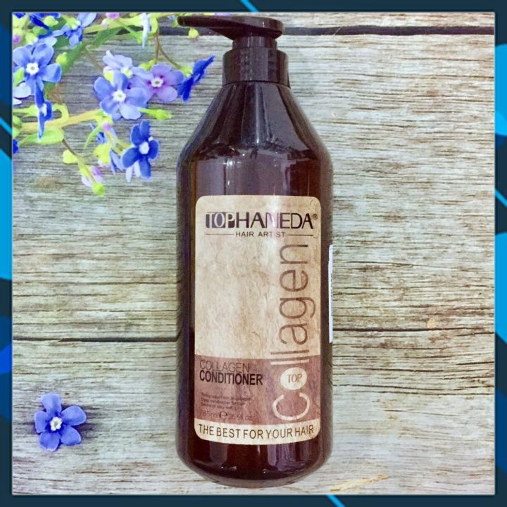 Dầu xả Top Haneda Collagen conditioner phục hồi siêu mượt tóc 785ml - Hàng chính hãng