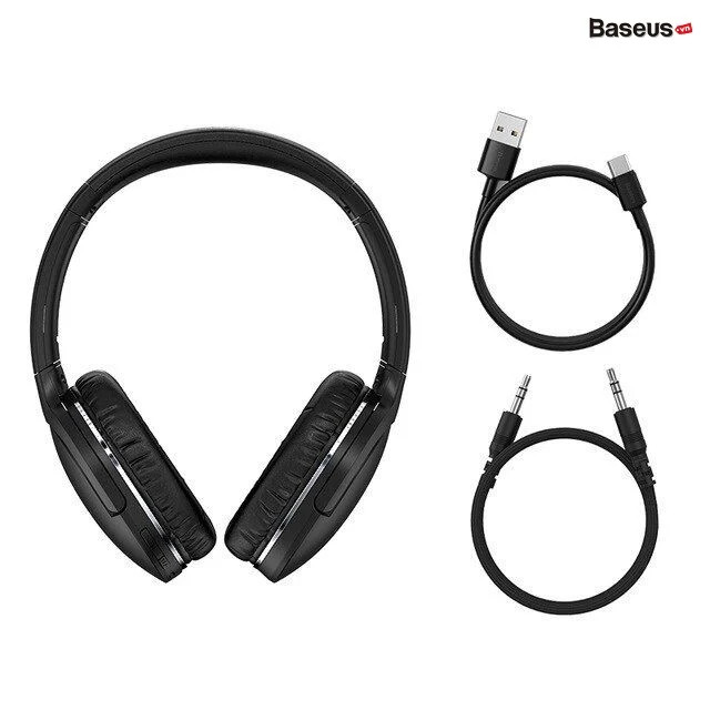 Tai nghe chụp tai không dây cao cấp Baseus Encok Wireless headphone D02 Pro - hàng chính hãng