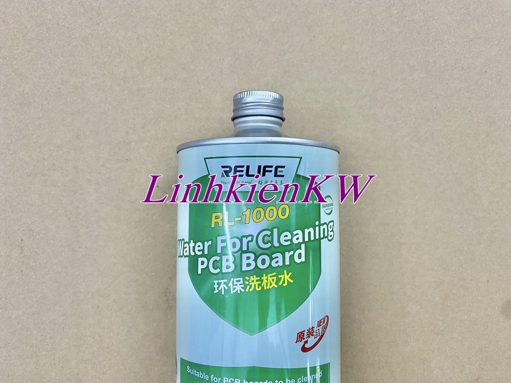 Nước tẩy rửa mạch RL-1000 chính gốc RELIFE chai 1 lít ( thay thế xăng thơm, putin, axeton..)