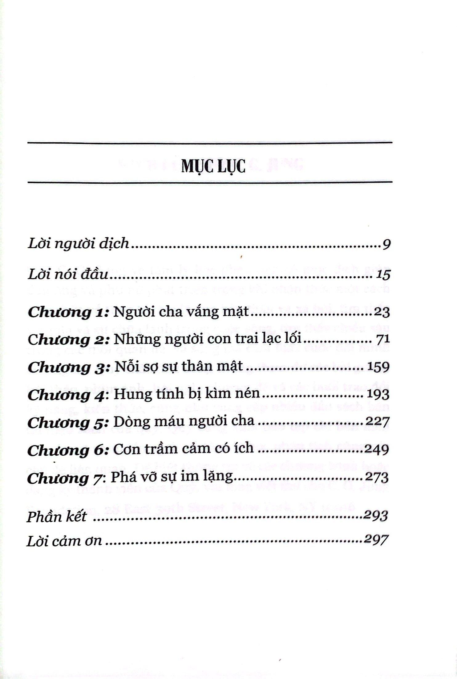 Vắng Cha, Con Trai Lạc Lối (Tìm Lại Bản Dạng Nam Tính)