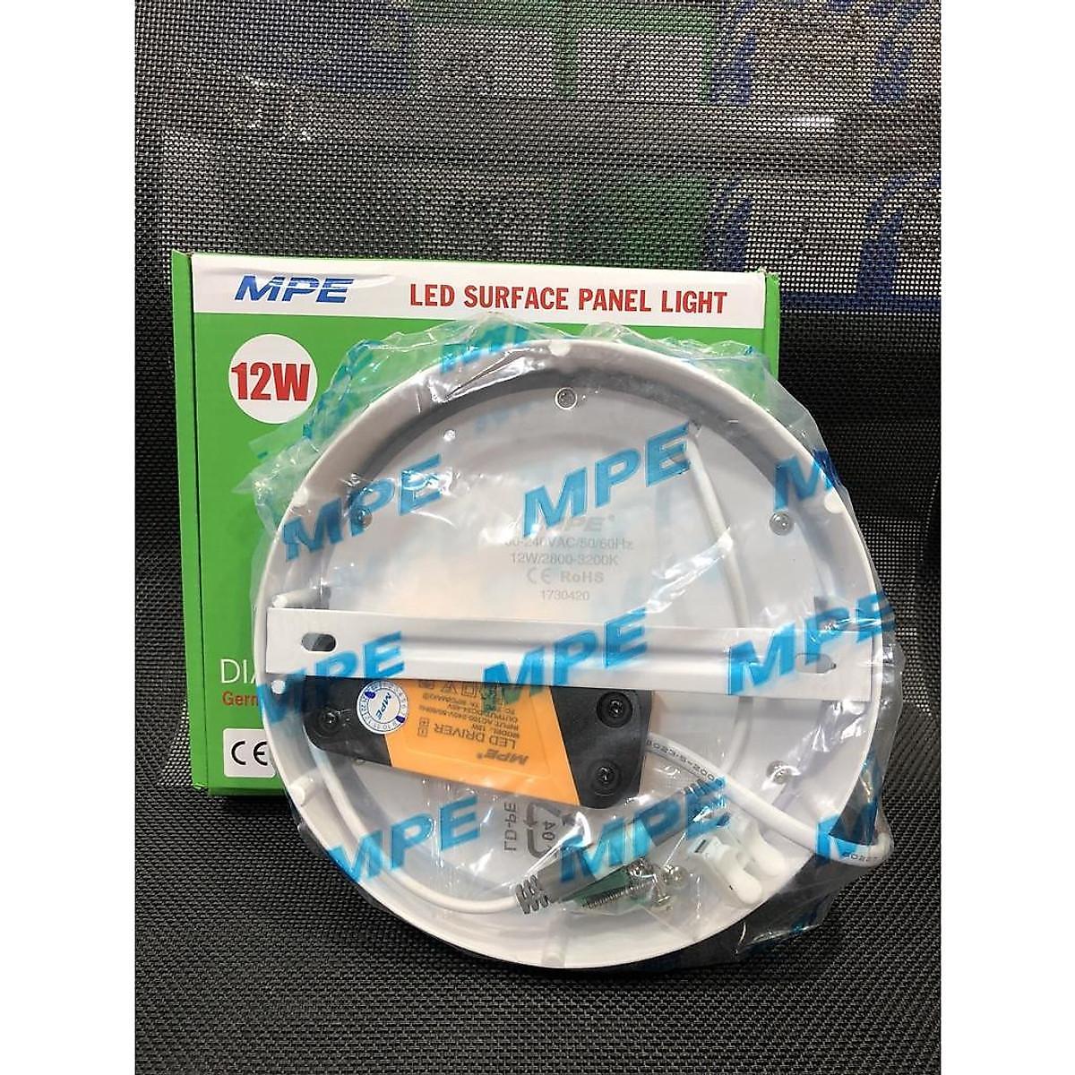 Đèn Ốp Nổi, Đèn LED Panel ốp trần 24W tròn/vuông - Thương hiệu MPE