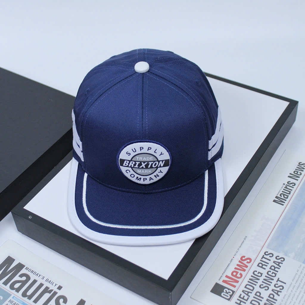 Nón kết nam, mũ lưỡi trai snapback (HIPHOP) mạc da tròn brixon full tem đậm chất thể thao