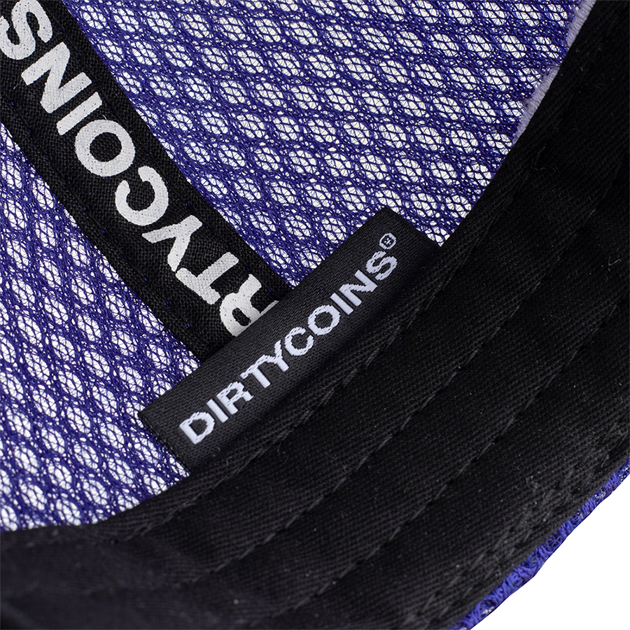 DirtyCoins Dico Blue Trucker Hat