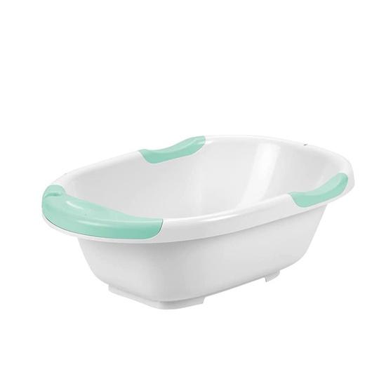 Chậu tắm cho bé , Notoro Plus INOCHI Thiết Kế Rộng Có Tay Nắm thau gấp gọn Giúp Bé sơ sinh loại to tặng kèm tựa tắm