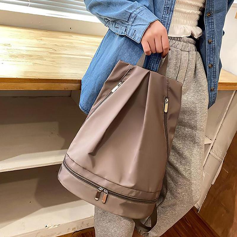 Năm 2021 Ba Lô Nữ Bơi Độc Lập Giày Kho Chống Nước Lưu Trữ Túi Unisex Vẽ Khô Ướt Tách Nữ Túi Xách Tập Gym