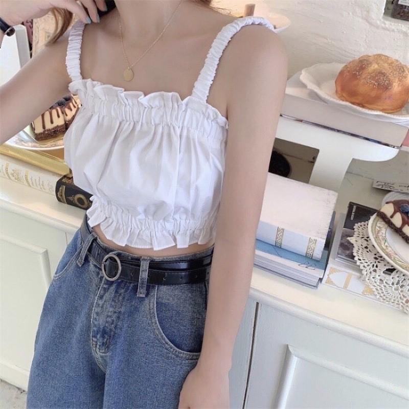 áo hai dây tiểu thư nữ tính cho chị em