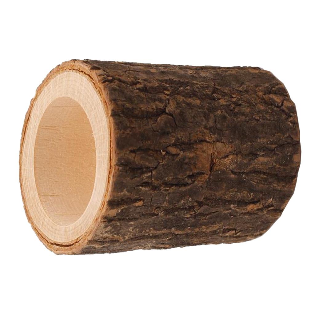 Chân Nến Bằng Gỗ Tự Nhiên Dùng Trang Trí Tiệc Cưới Độc Đáo