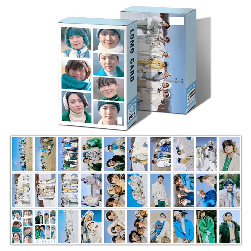 Bộ lomo card BTS 30 ảnh