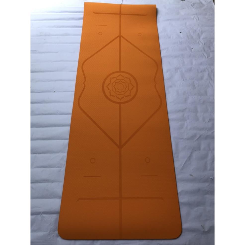 Thảm yoga 8mm TPE định tuyến-Hoa văn ngẫu nhiên KHỞI NGUYÊN SPORT