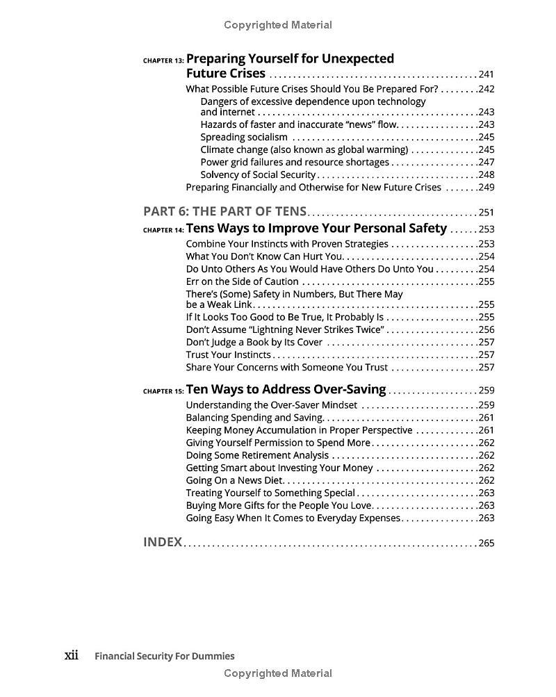 Sách ngoại văn: Financial Security For Dummies