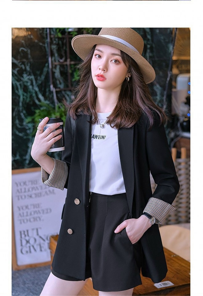 ÁO KHOÁC BLAZER PHỐI TAY CAO CẤP