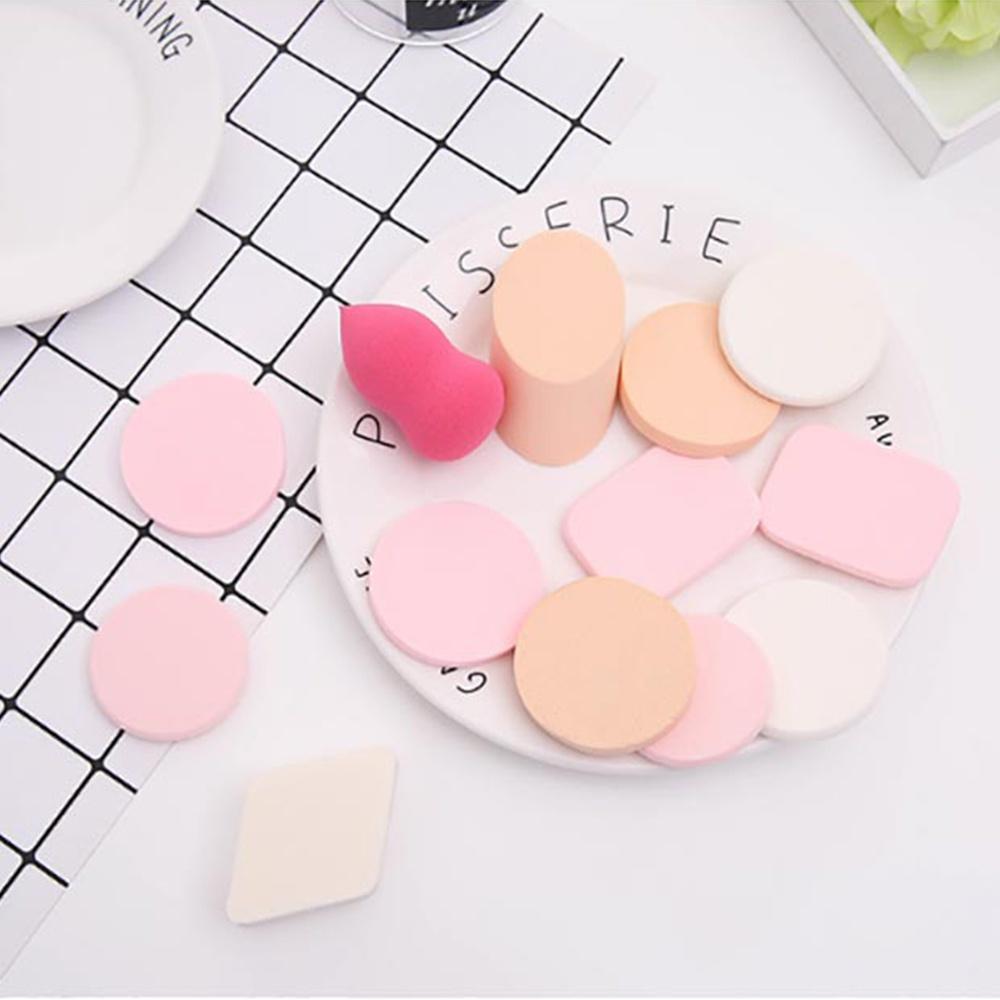 Bộ Set 6 Bông Mút Trang Điểm cao su tự nhiên Keli Sponge Makeup