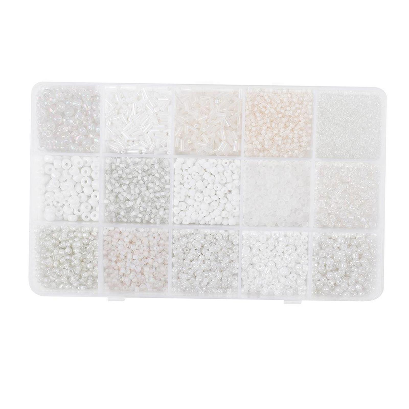 Glass Beads , Small Beads Crafting Supplies, DIY Handmade Colorful Craft Beads, Loose Spacer Beads for Jewelry Making Pendants Earring