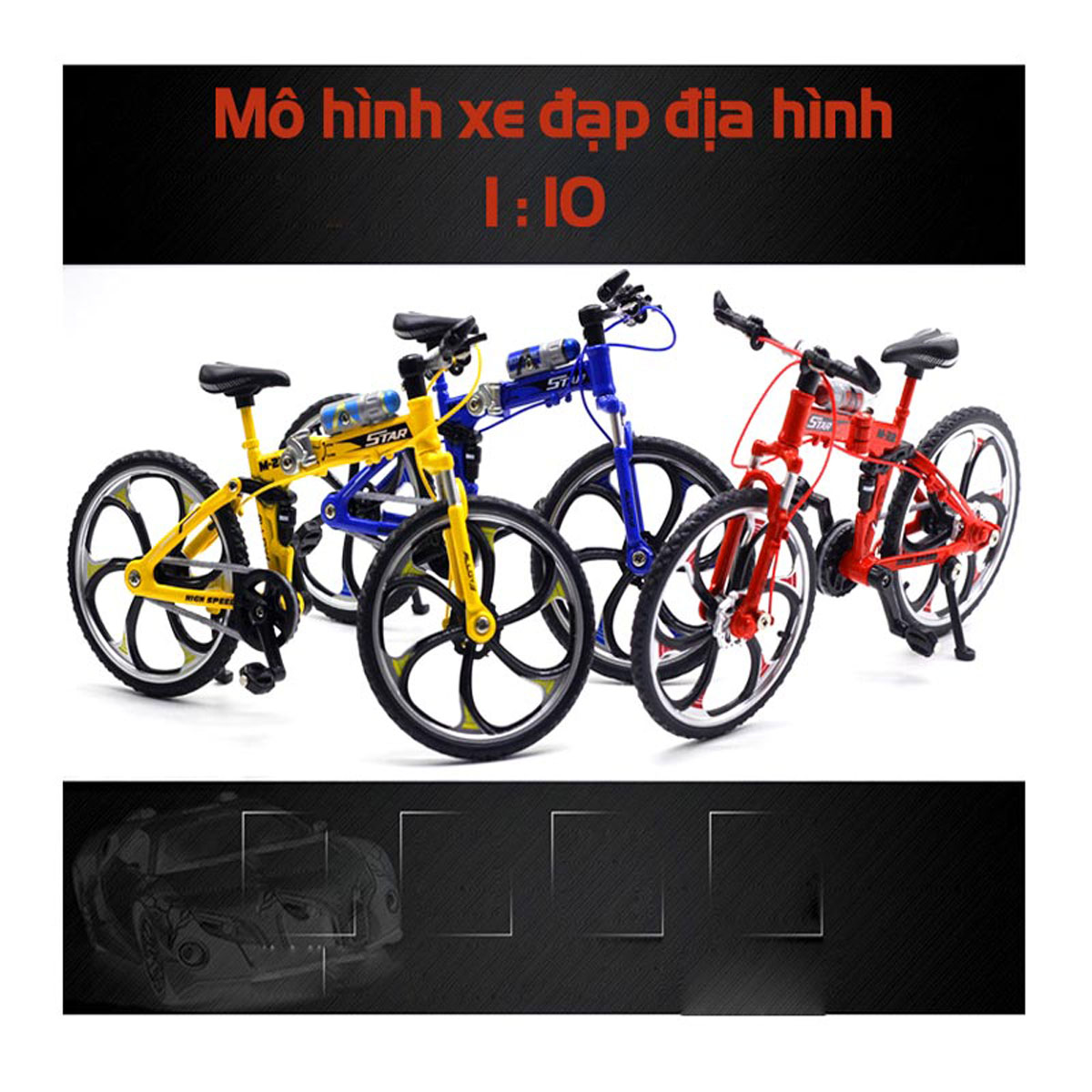 ĐỒ CHƠI MÔ HÌNH XE ĐẠP LEO NÚI MÀU, MẪU NGẪU NHIÊN
