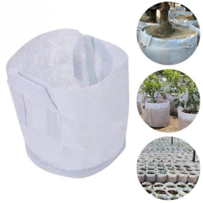SET 100 Túi vải địa không dệt CỠ NHỎ để ươm trồng cây