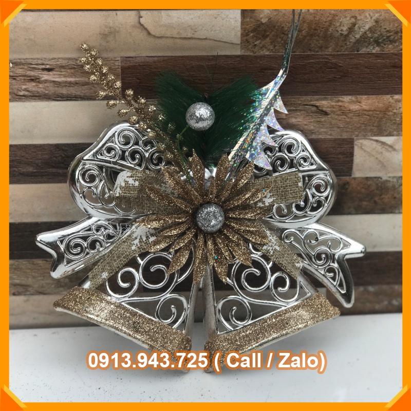 Chuông treo trang trí cây thông noel xinh xắn đẹp mắt, chuông mẫu đẹp trang trí cây thông Noel