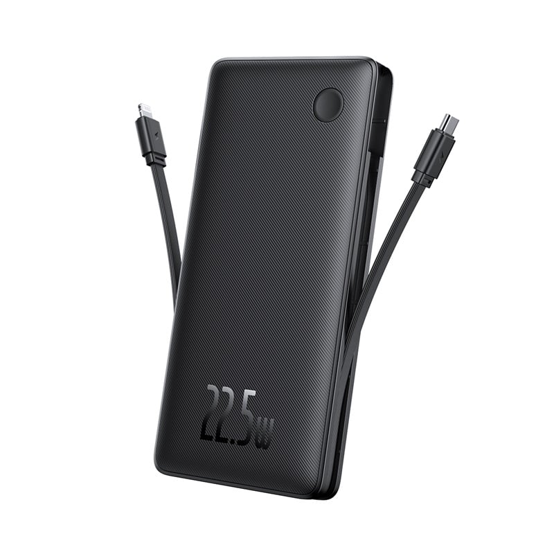 Pin Dự Phòng Baseus Airpow Lite Power Bank 10000mAh 22.5W Dual-Cable - Hàng chính hãng