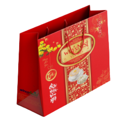 (Thùng Yến Xuân) 06 hộp Yến Sào win'sNest Tổ Yến Chưng Sẵn 20% Bổ Sung Canxi (6 Lọ/Hộp) kèm túi xuân