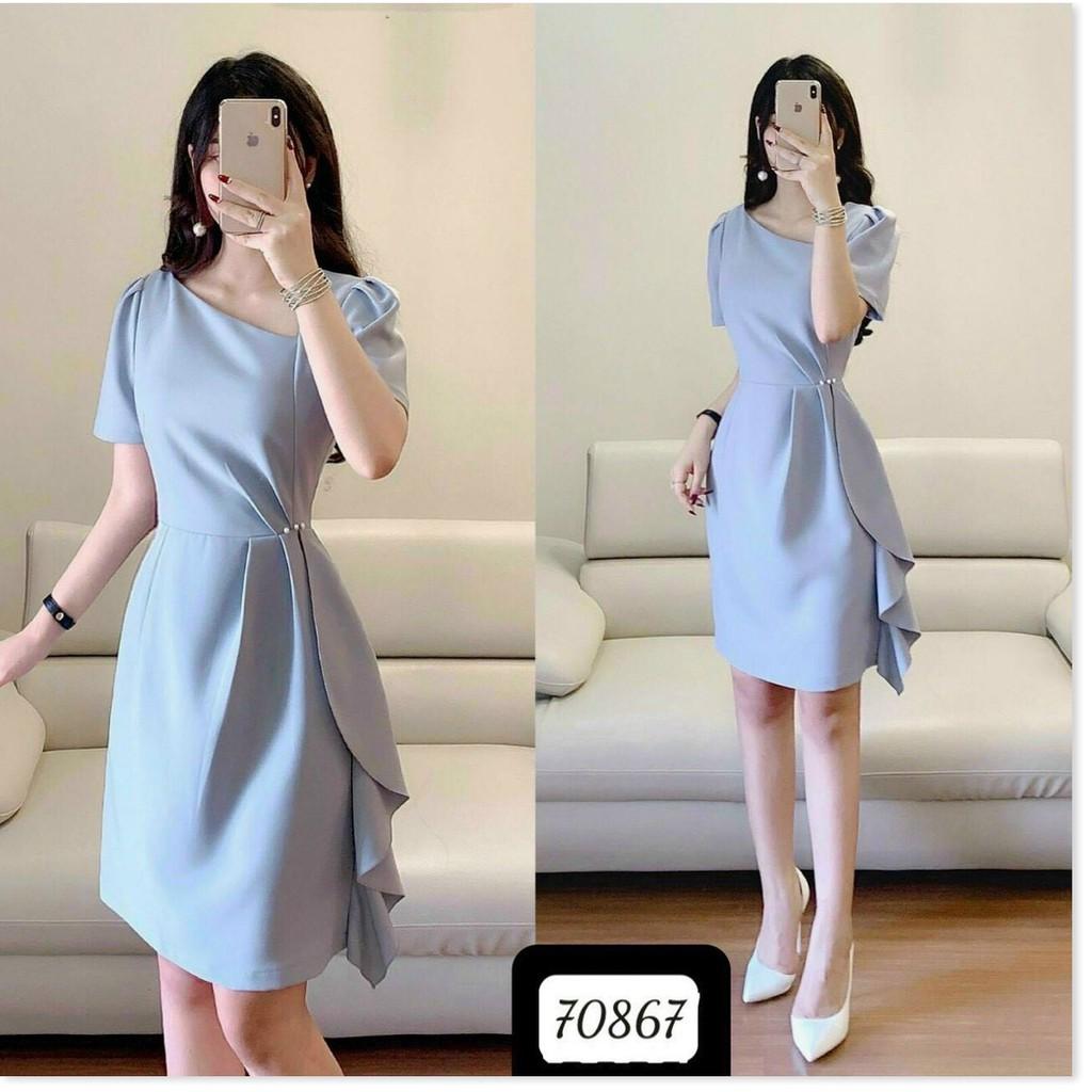 ĐẦM UMI ĐÍNH CƯỜM,THIẾT KẾ HỌA TIẾT TRƠN NHƯNG KHÔNG KÉM PHẦN SANG TRỌNG THỜI TRANG VINA 1HIT FASHION