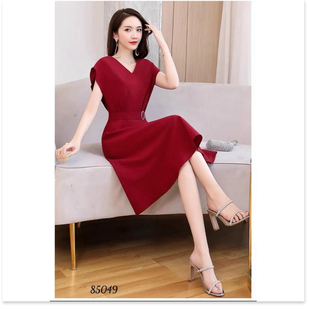 ĐẦM COTTON LẠNH THIẾT KÊ NER LƯNG XINH XẮN,HỌA TIẾT TRƠN NHƯNG KHÔNG KÉM PHẦN SANG TRỌNG