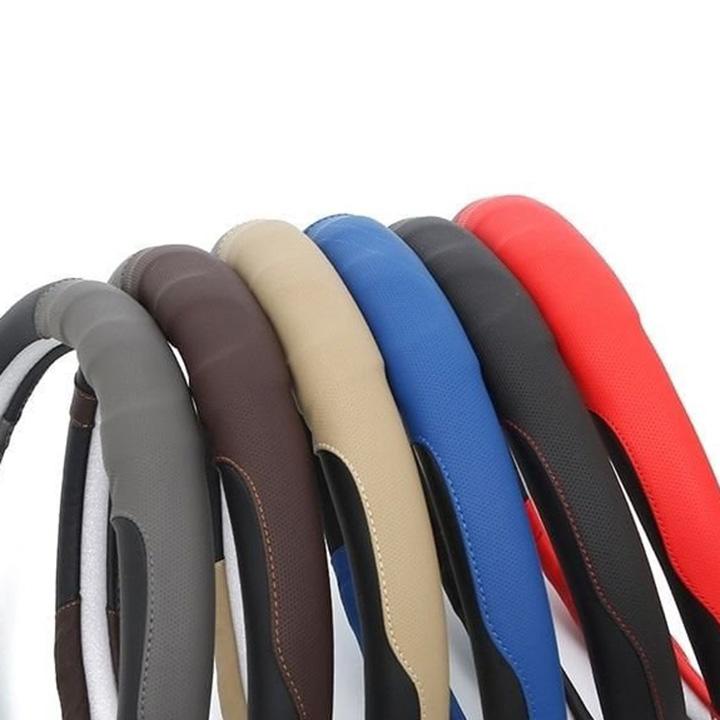 Bọc vô lăng da PU dành cho xe Kia K5 cao cấp SPAR - OTOALO