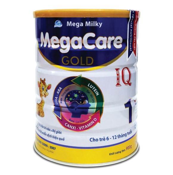 Sữa bột MEGACARE GOLD IQ 1 - Mega Milky