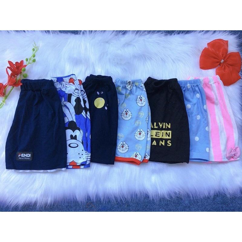 Quần Đùi LINA.KIDS Cho Bé Gái Bé Trai Quần Đùi Chất Thun cotton. 6-18kg