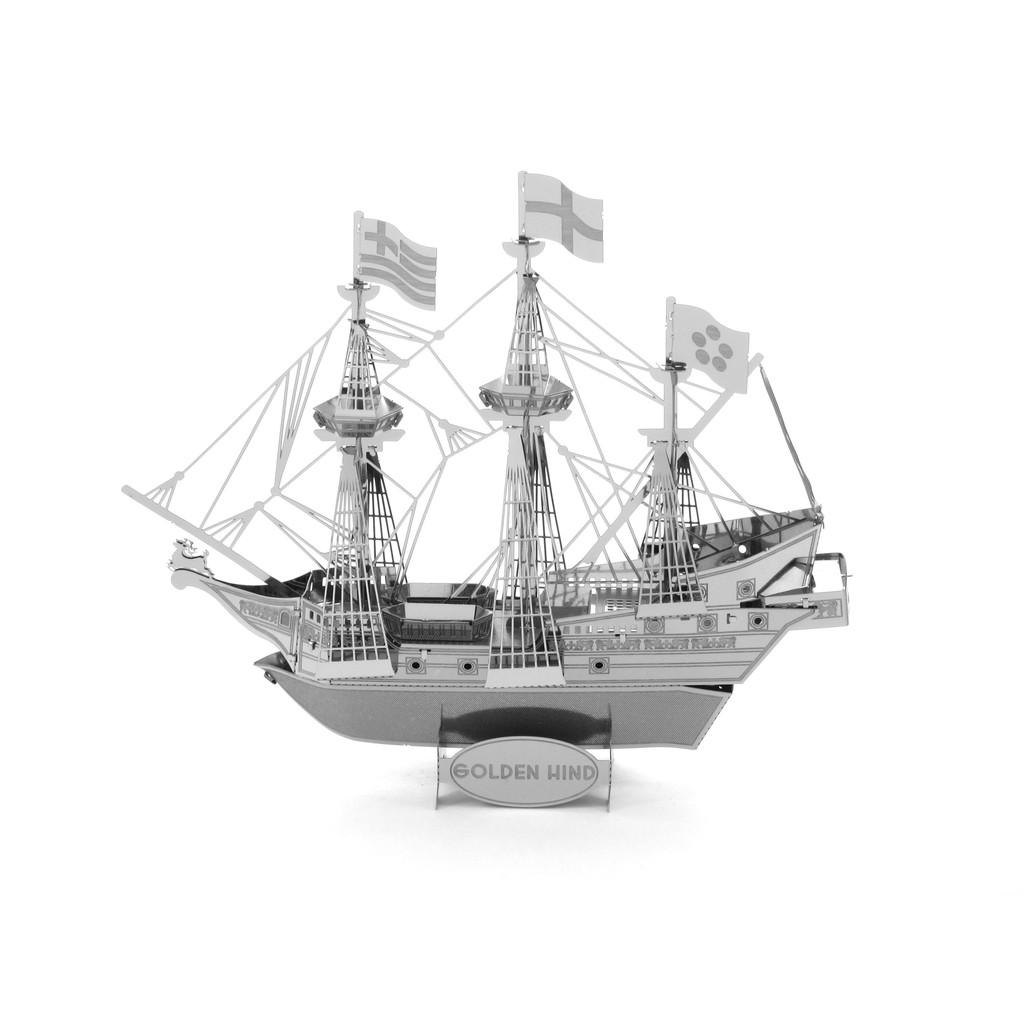 Mô Hình Lắp Ráp 3d Thuyền Buồm Golden Hind