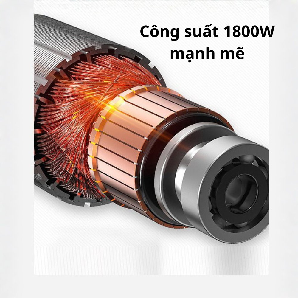 Máy xay cầm tay đa năng Lumabella LB52026 công suất 1800W, lưỡi dao sắc bén xay nhuyễn thực phẩm  - HÀNG CHÍNH HÃNG