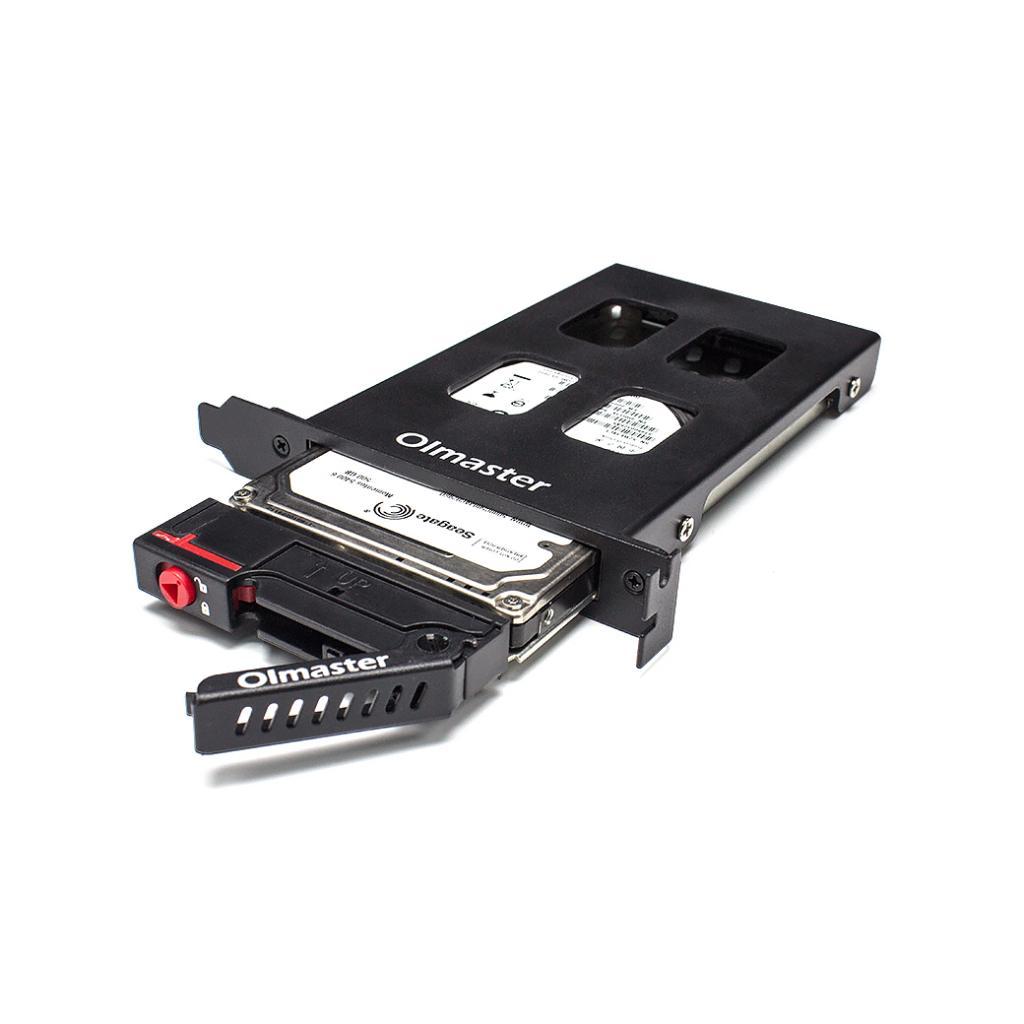 PCI 2.5in SATA HDD Bay Hot Swap Mobile Rack Dock 7.0/9.5mm HDD/SSD Black