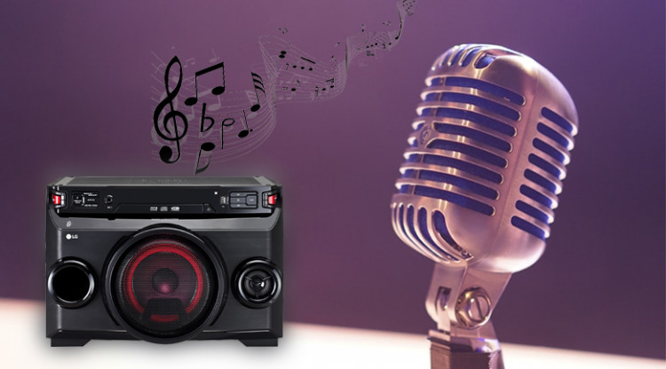 Chế độ karaoke - Dàn âm thanh LG OM4560 220W