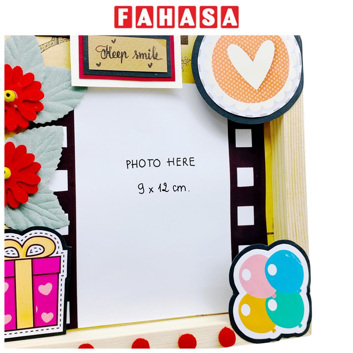 Khung Ảnh Vintage - Keep Smile - Vinacraft