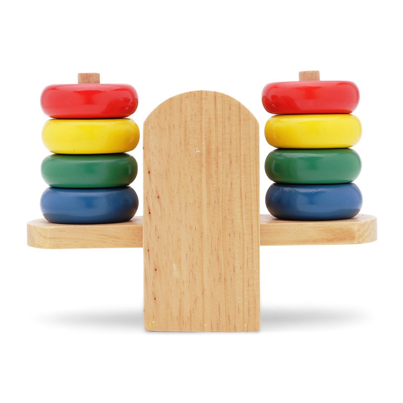 Tháp cân bằng | Đồ chơi trẻ em bằng gỗ