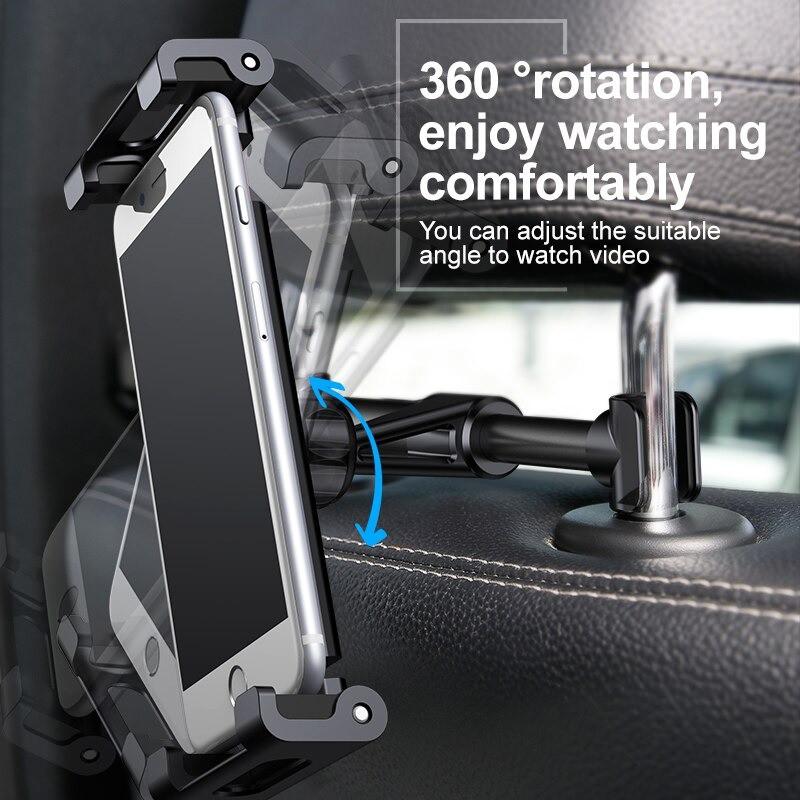 Đế giữ điện thoại / iPad trên xe hơi Baseus Backseat Car Mount LV236 - Hàng Chính hãng 