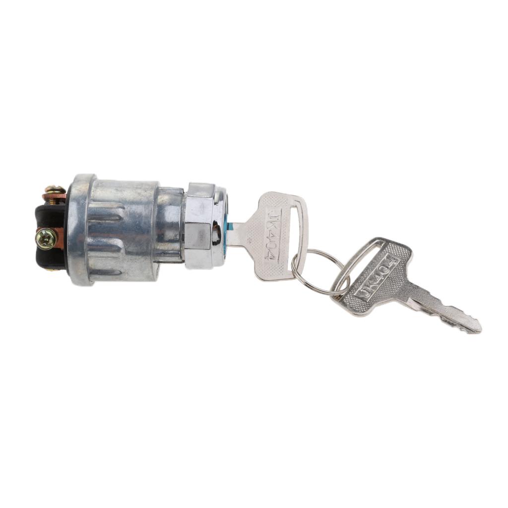 Universal Ignition Cylinder Switch Lock+2 Keys 4-Position for Car Truck