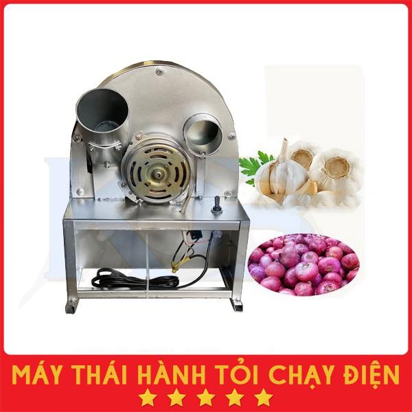 Máy thái hành, tỏi , gừng , xả băng điện