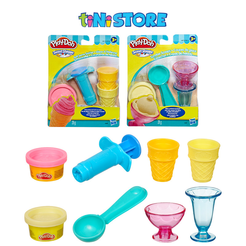 Bộ đồ chơi đất nặn dụng cụ làm kem chocolate Play Doh